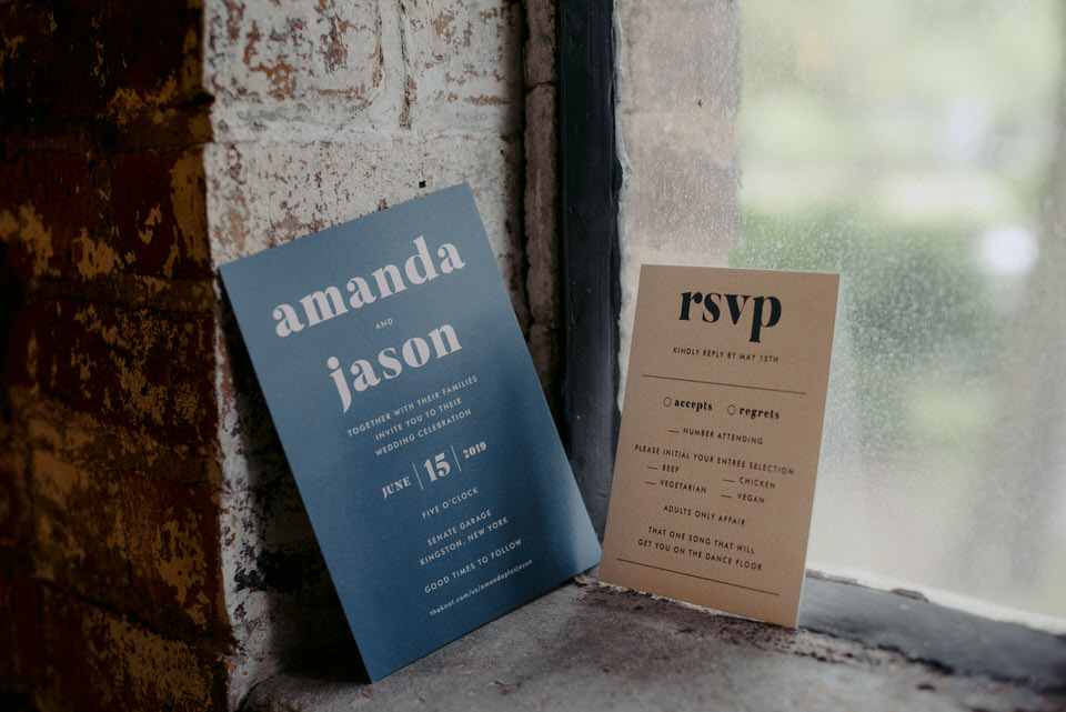 Senate Garage Wedding
Hudson Valley Weddings
Hudson Valley Wedding Planner
Canvas Weddings NY
Wedding Invitation